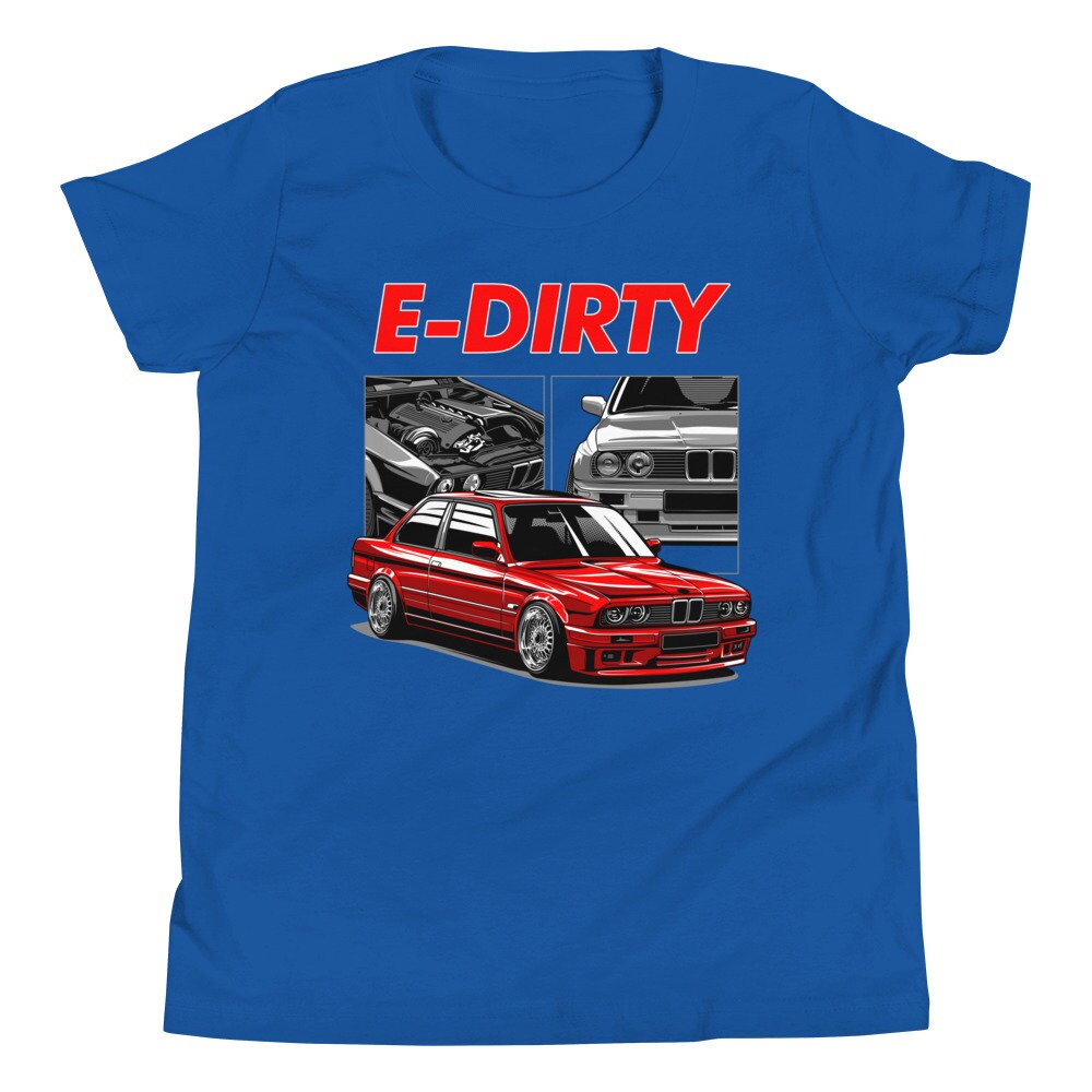 E30 Stanced Turbo Euro Car Youth Shirt