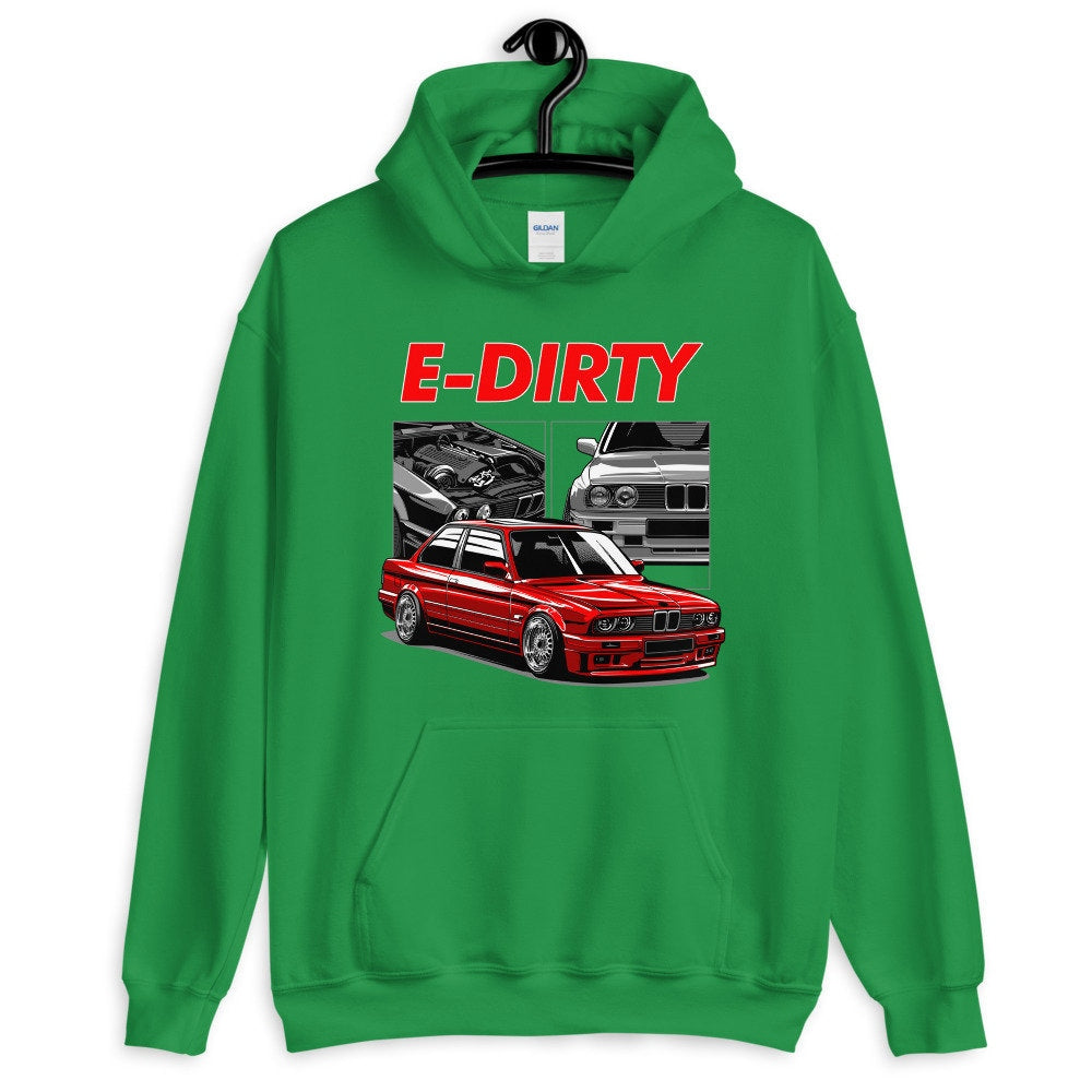 E30 Stanced Turbo Euro Car Hoodie