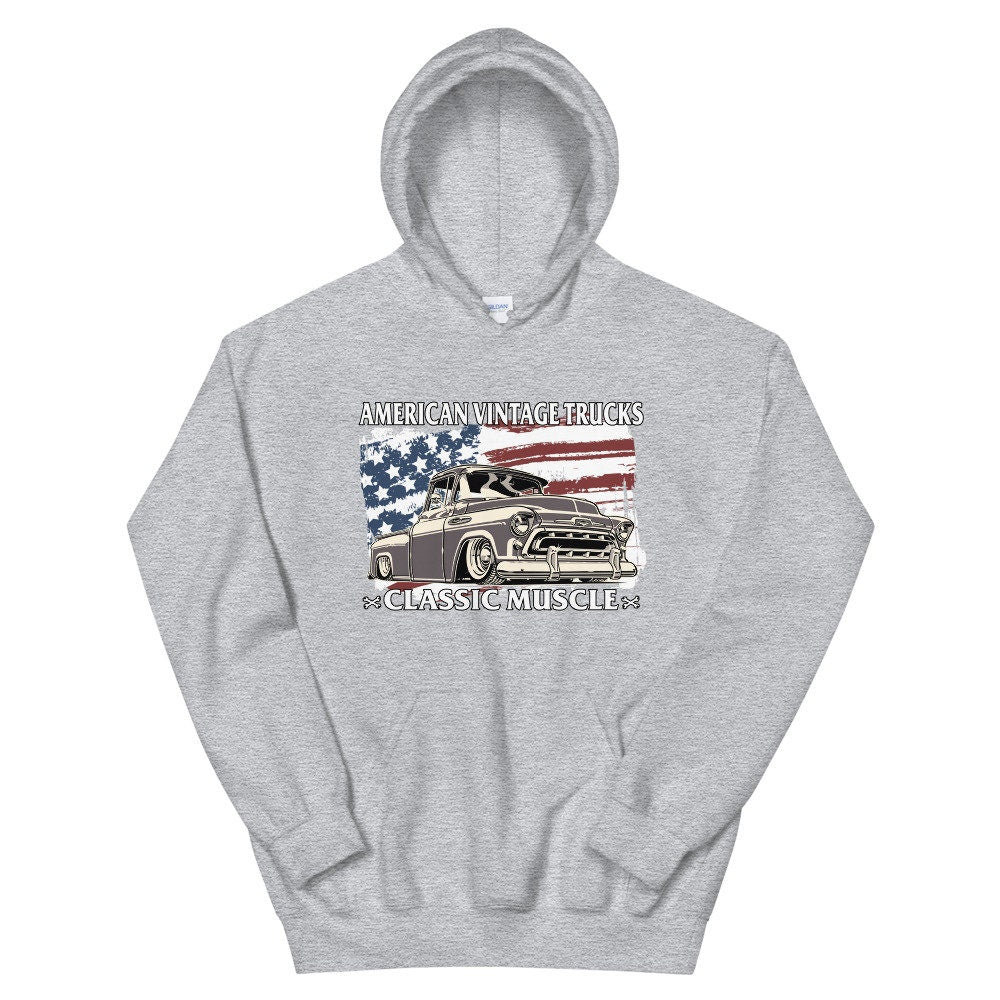 American Vintage Classic Trucks Unisex Hoodie