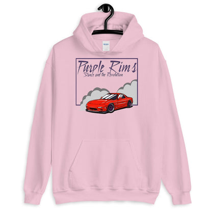 Purple Rims RX7 Hoodie