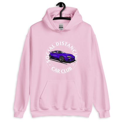 JZA80 JDM 2JZ Social Distancing Car Club Unisex Hoodie