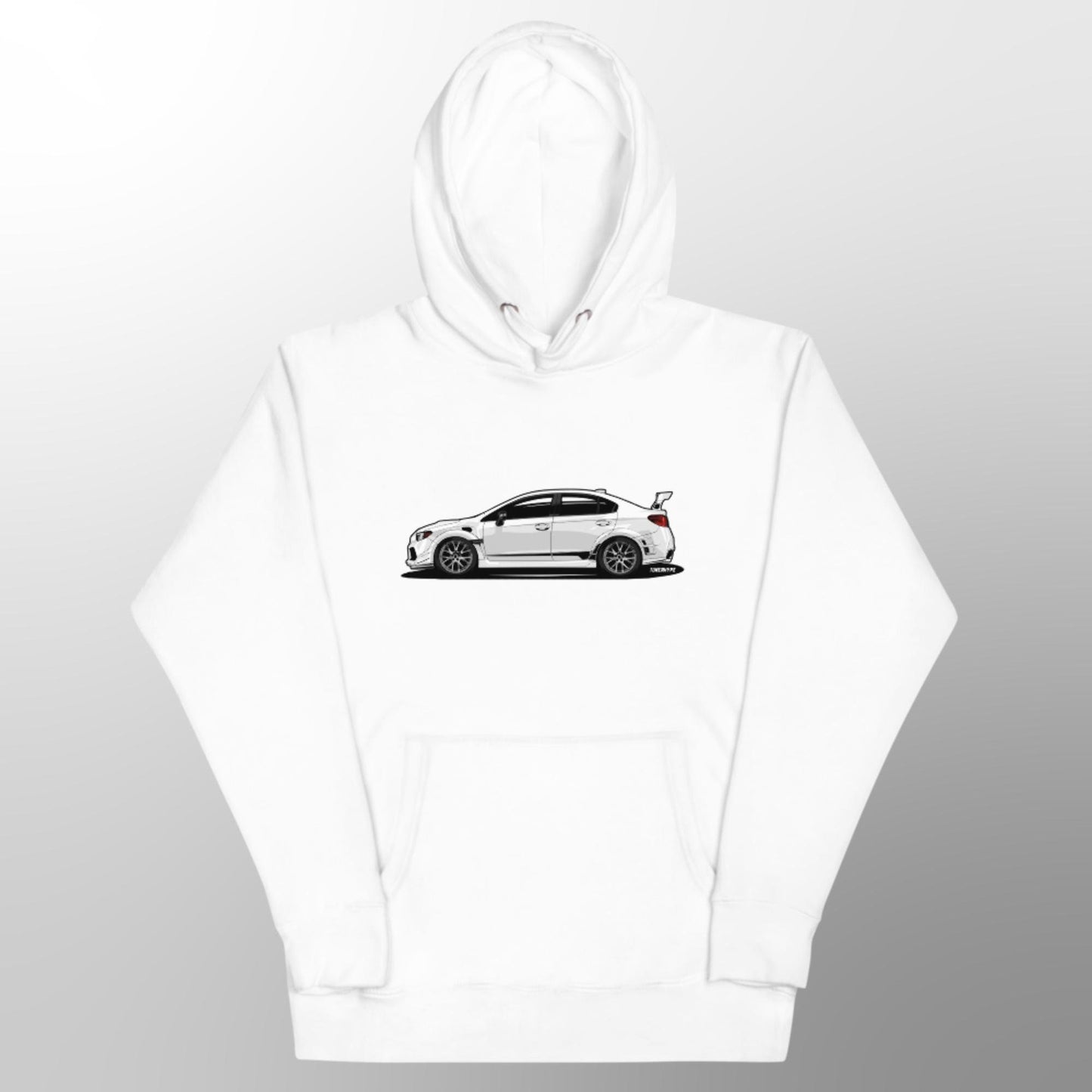 Subaru WRX STI Hoodie in Crystal White