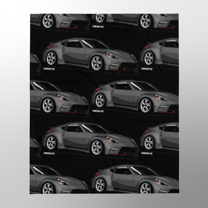 Nissan 370z Nismo Edition All Over Print Blanket - Car Guy Holiday Gift, Funny Christmas Gift, Nissan 350z Gift, Nismo Gift