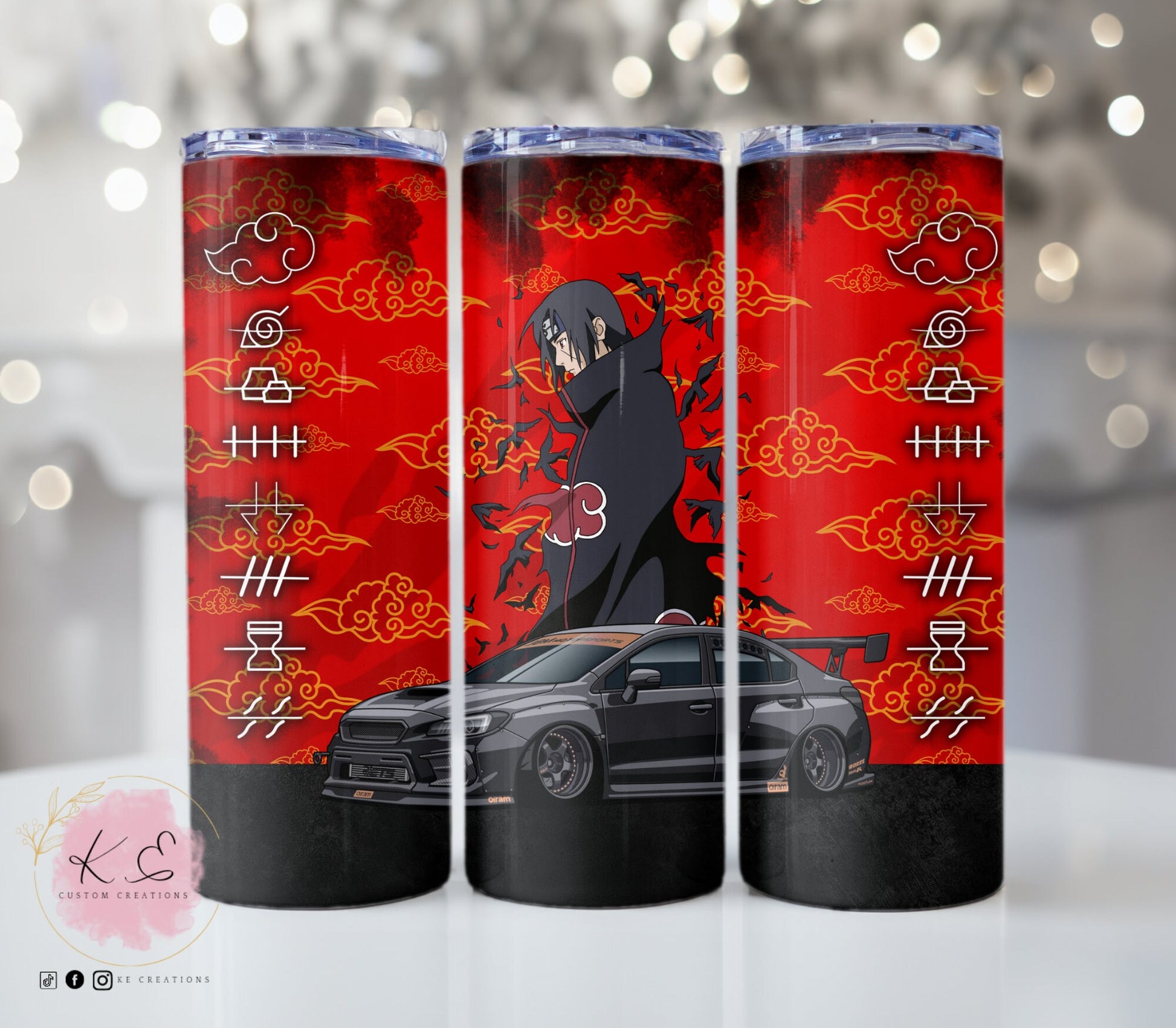 Custom JDM 20oz Tumbler - Anime Wrx Sti tumbler