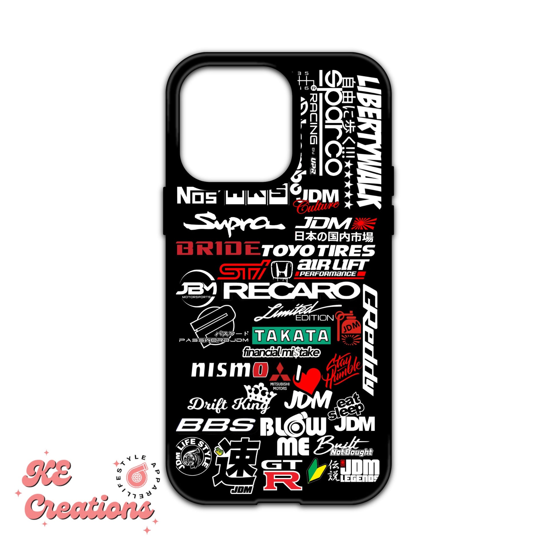 JDM Grime Reaper Custom iPhone 13 14 15 Case | Pro, Pro Max, Plus, Mini