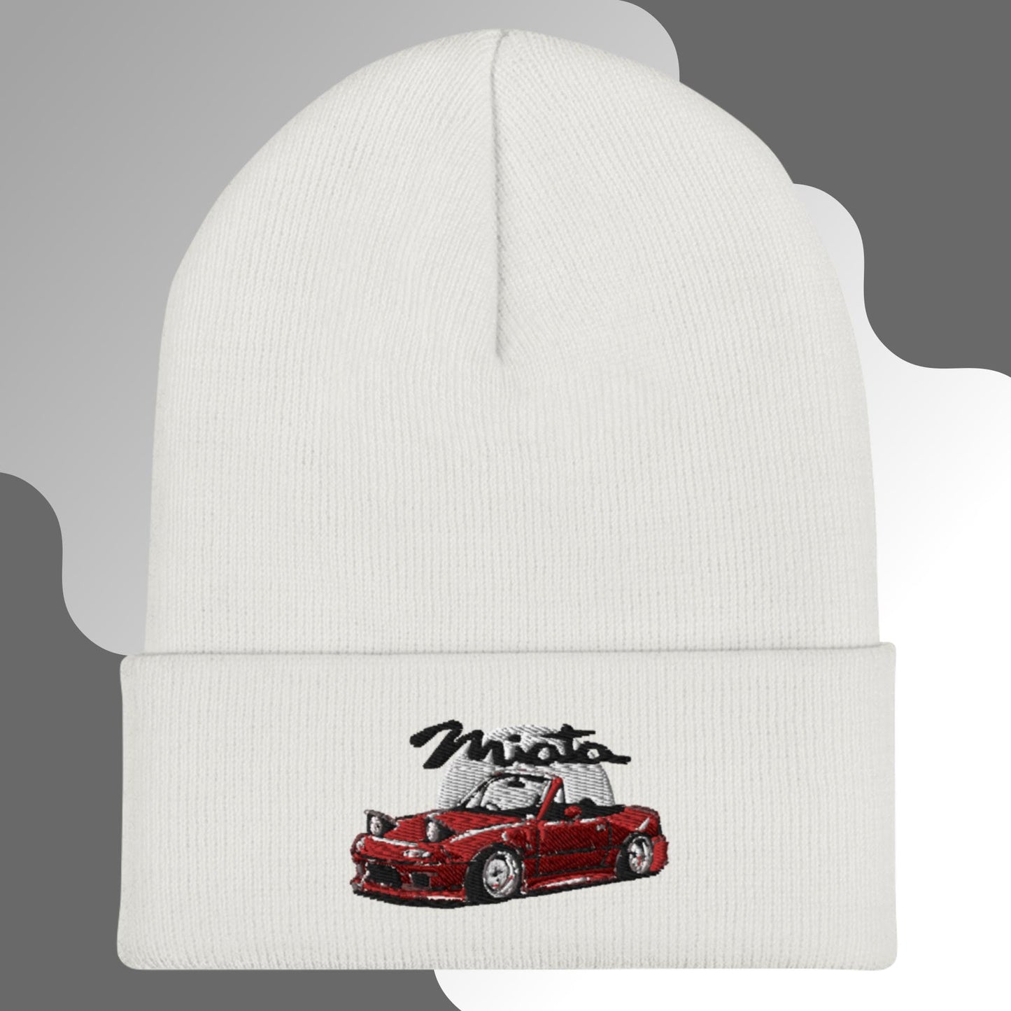 Embroidered Red Mazda Miata Beanie