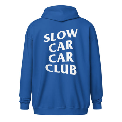 Slow Car Car Club Zip Hoodie