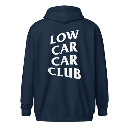 Low Car Car Club Zip Hoodie