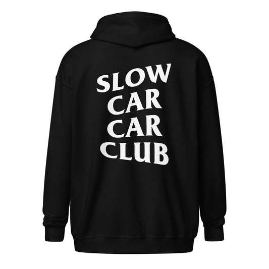 Slow Car Car Club Zip Hoodie