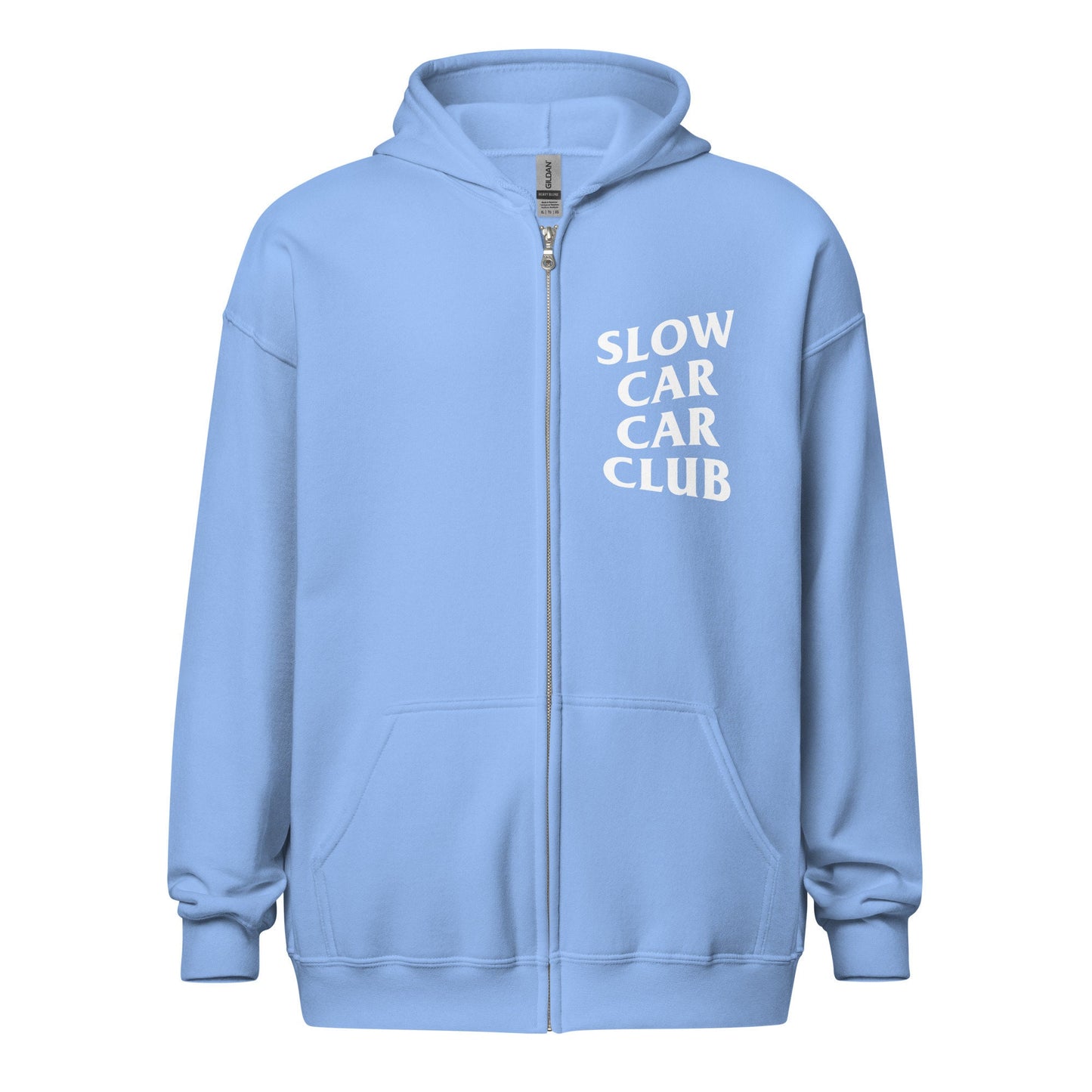 Slow Car Car Club Zip Hoodie