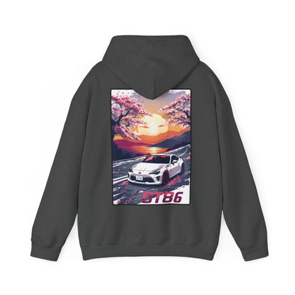 Toyota GT86 Hoodie Sunset Design Graphic Hoodie Jdm Style Gift For Him Gift Ideas