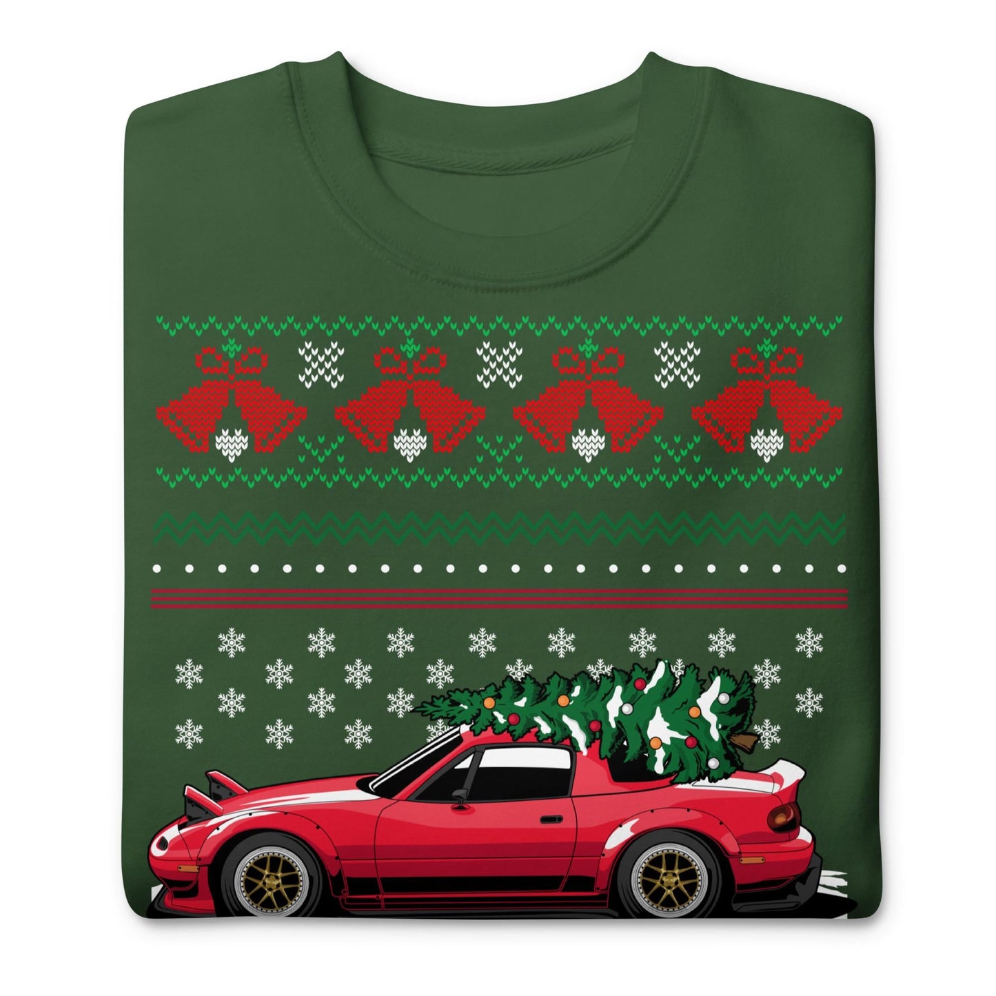 Ugly Christmas Sweater - Mazda Miata - Ugly Xmas Sweater - Car Guy Holiday Gift, Funny Christmas Gift, Miata Gift, RX7 Gift