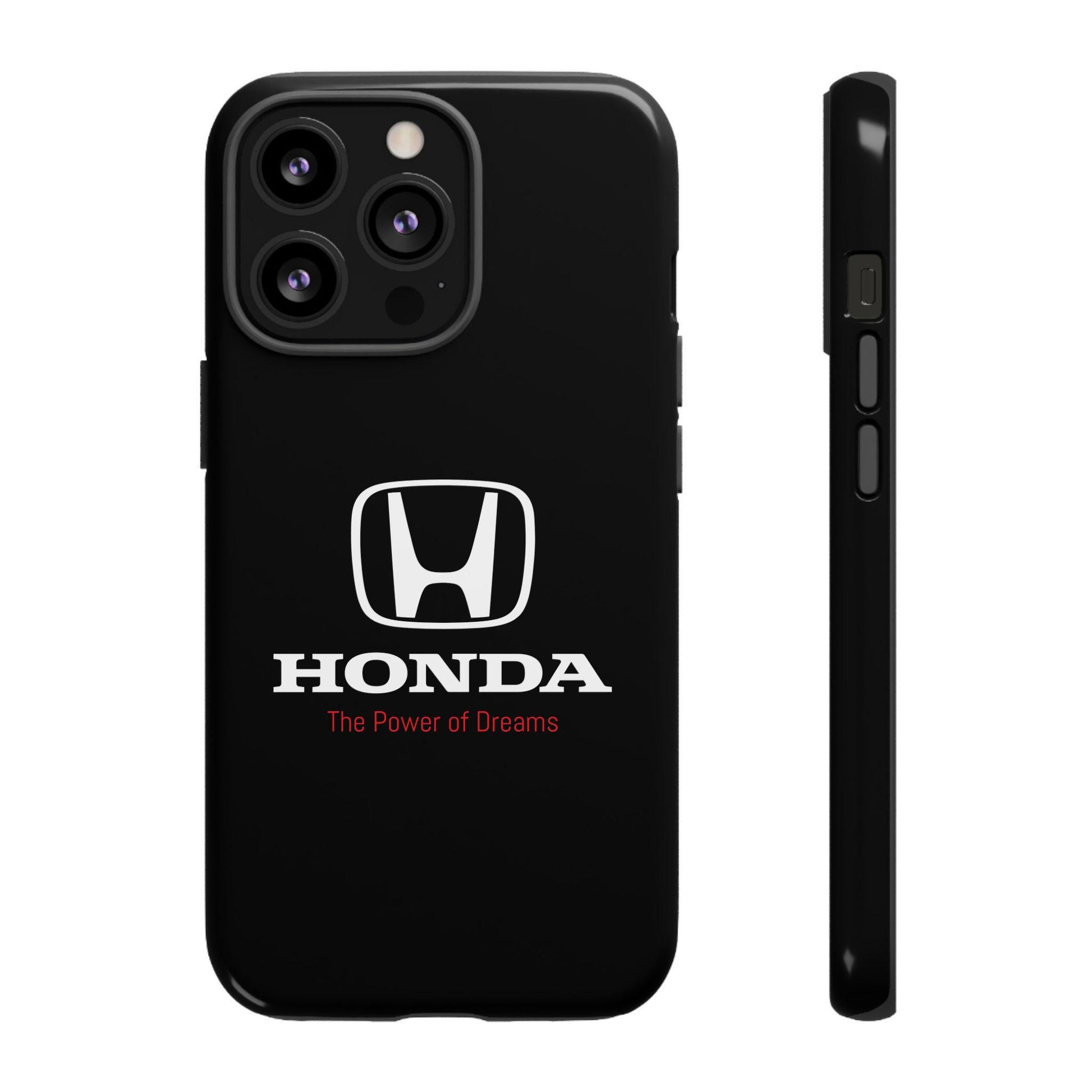 Honda iPhone Case - Power of Dreams Logo, Car Enthusiast Cover, JDM Phone Accessory, Durable Protection