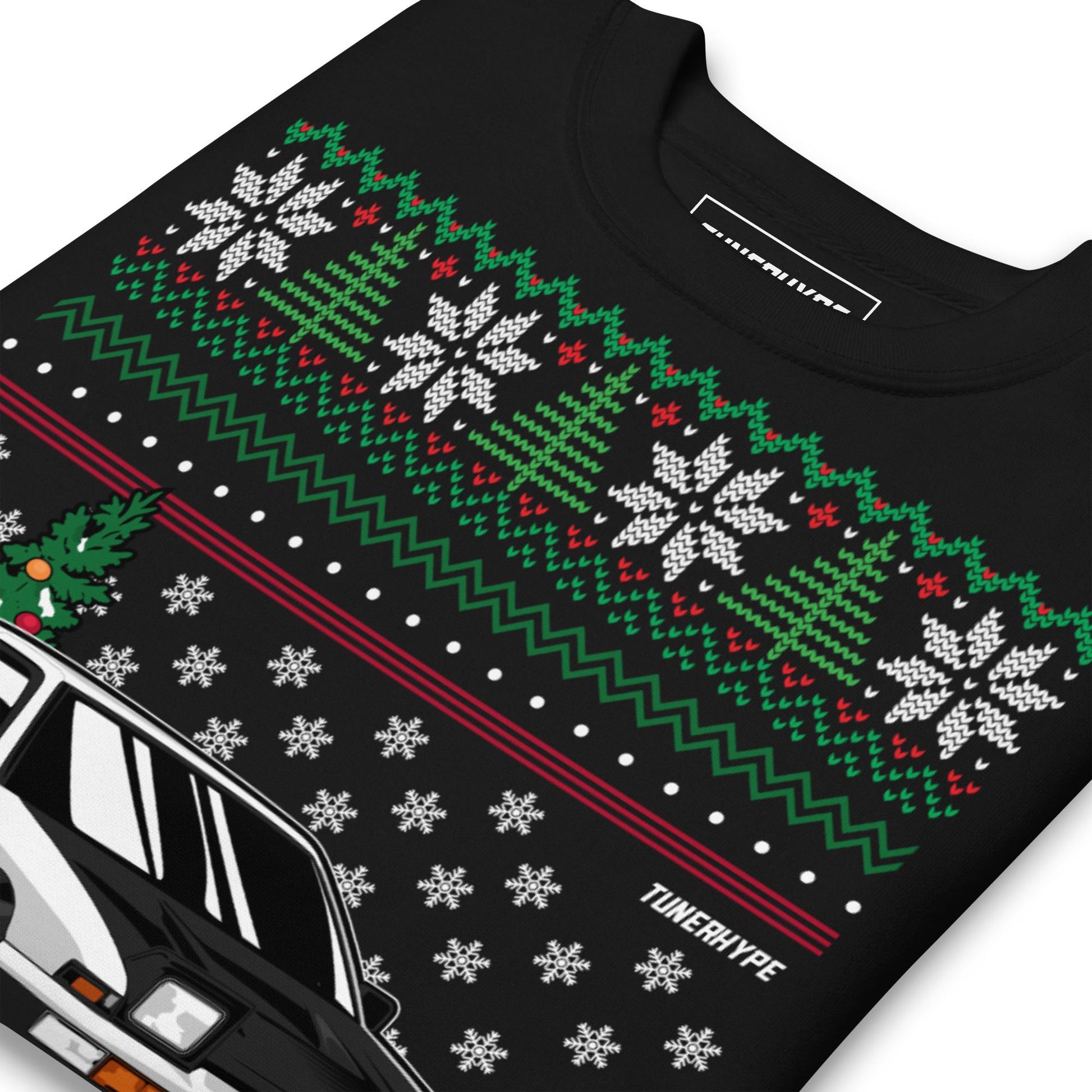 JDM Ugly Christmas Sweater - TRUENO AE86 - Ugly Xmas Sweater - Car Guy Holiday Gift, Funny Christmas Gift, Initial D Gift, Kid Holiday Gift