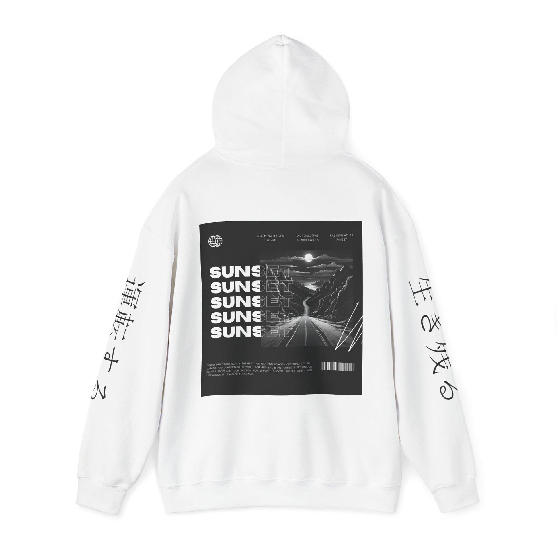 Sunset Drift Monotone Togue Unisex Sweatshirt